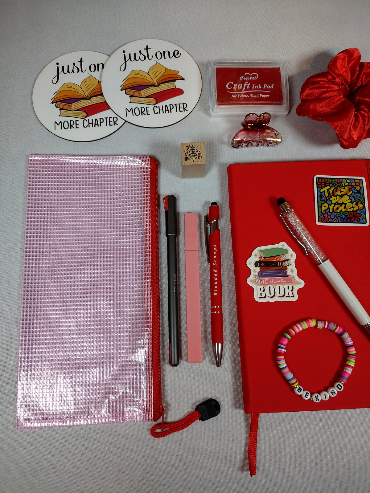 Ruby Reflections Mystery Journaling Bookish Bundle - Red