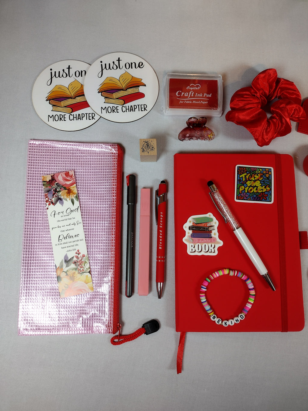 Ruby Reflections Mystery Journaling Bookish Bundle - Red