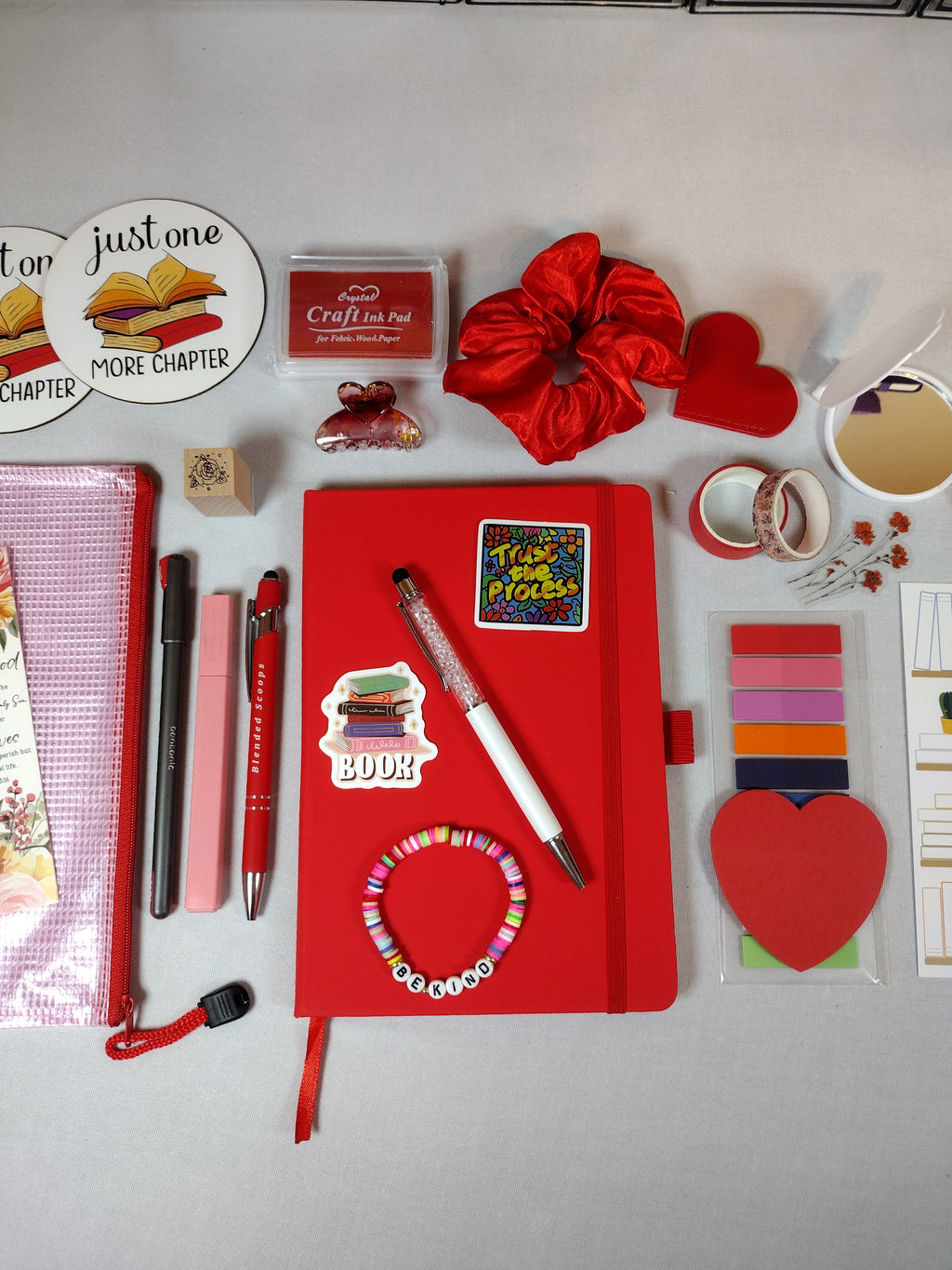 Ruby Reflections Mystery Journaling Bookish Bundle - Red