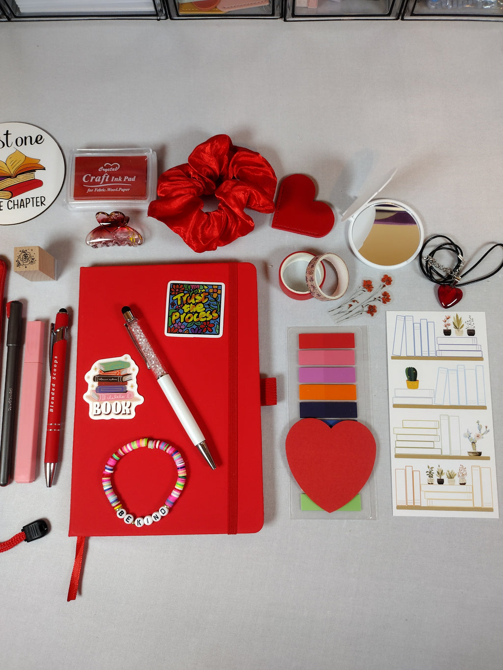 Ruby Reflections Mystery Journaling Bookish Bundle - Red