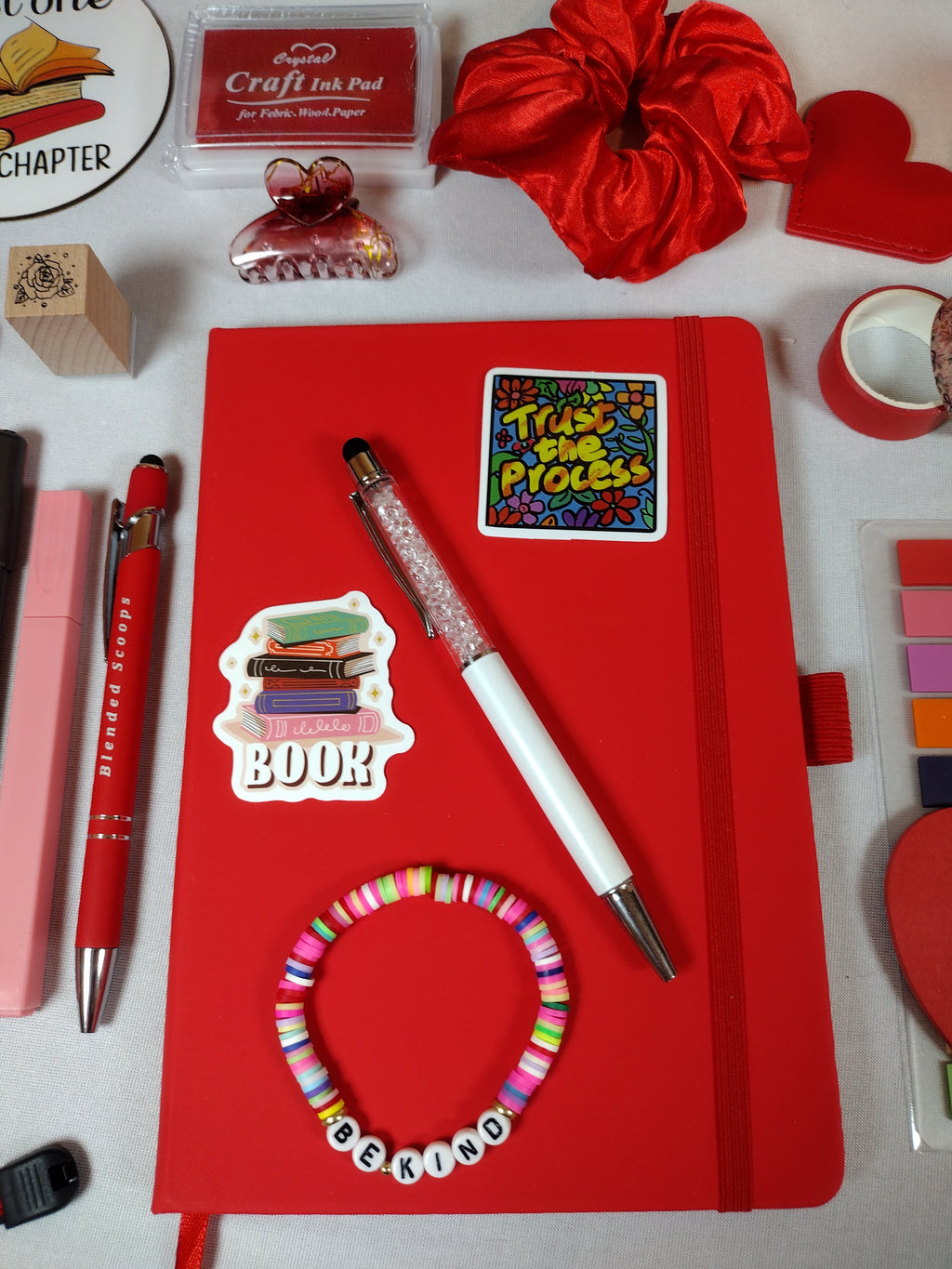 Ruby Reflections Mystery Journaling Bookish Bundle - Red