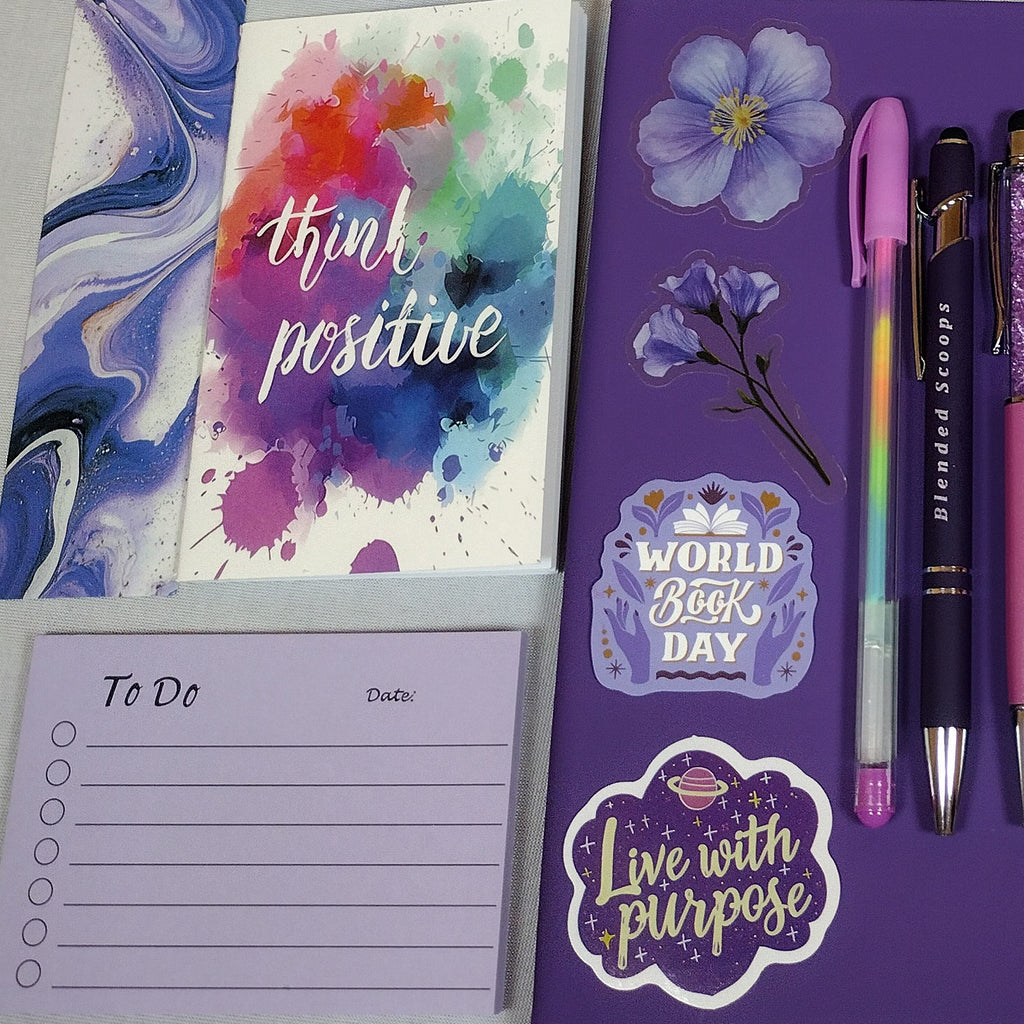 Luxury Lavender Mystery Journaling Bookish Bundle - Purple