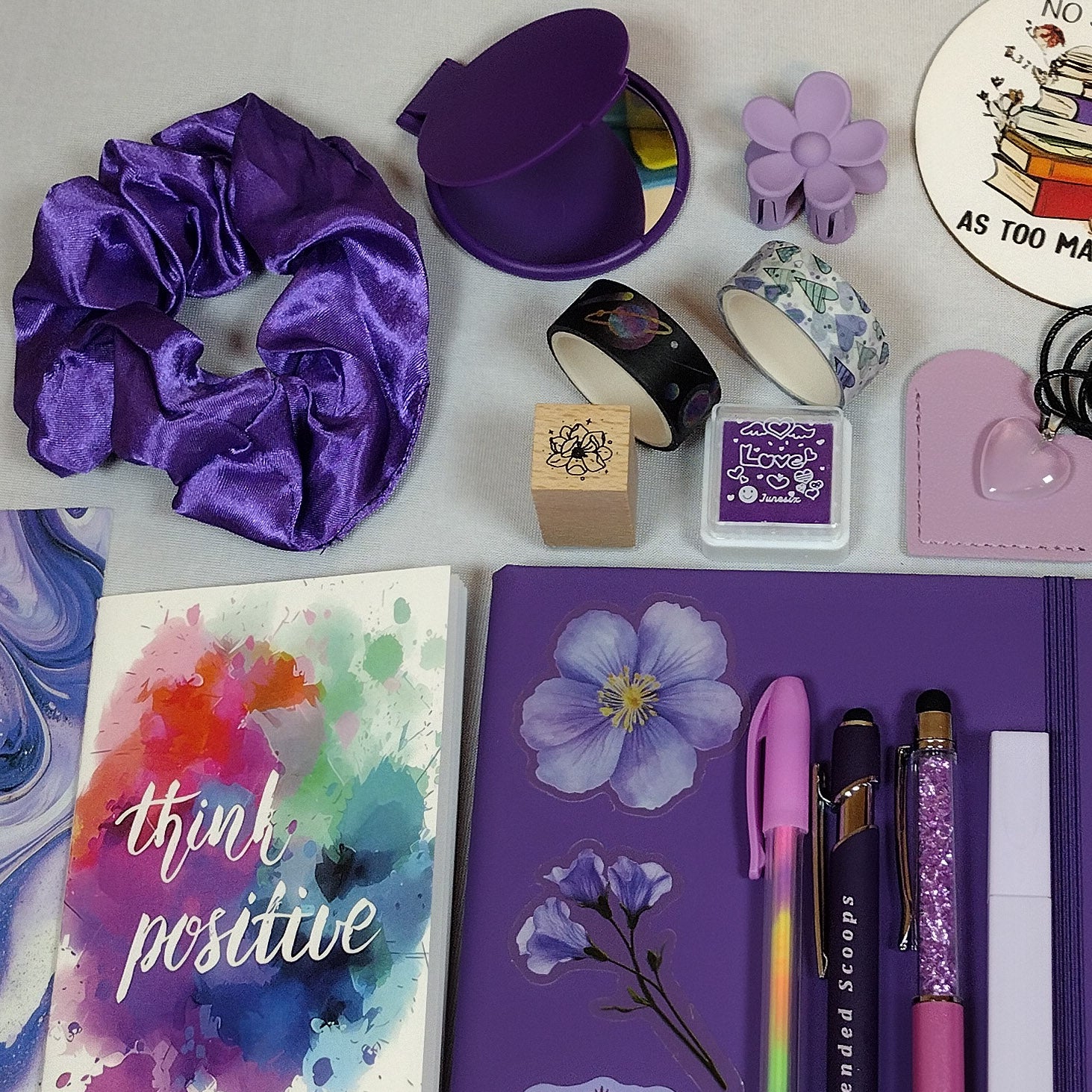 Luxury Lavender Mystery Journaling Bookish Bundle - Purple