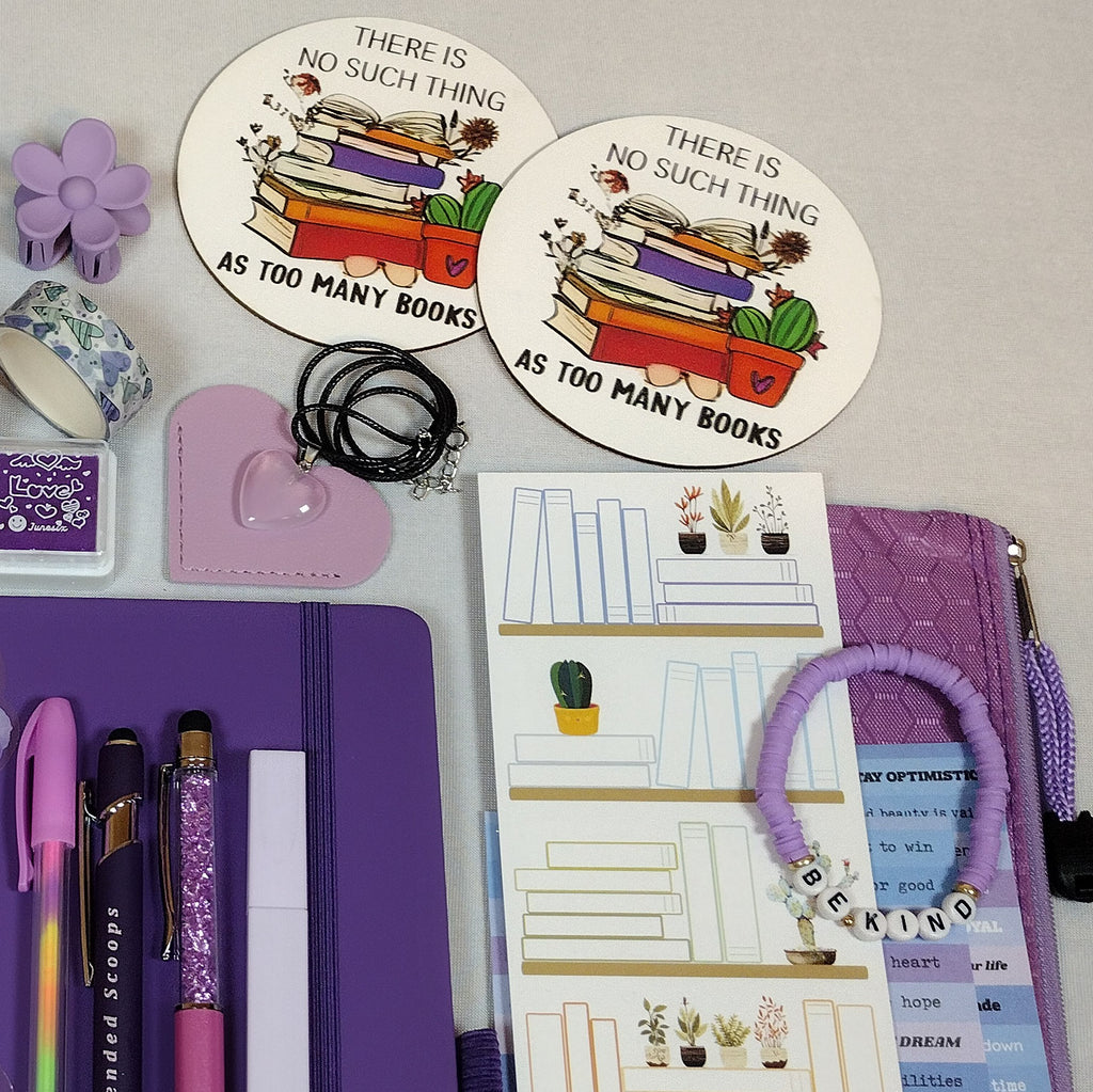 Luxury Lavender Mystery Journaling Bookish Bundle - Purple