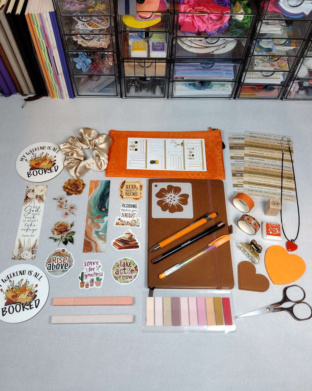 Cozy Warmth Mystery Journaling Bookish Bundle - Brown