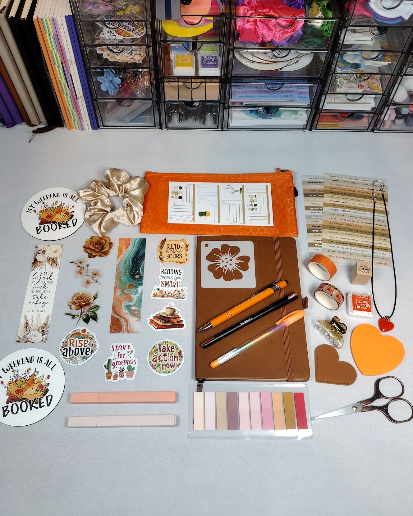 Cozy Warmth Mystery Journaling Bookish Bundle - Brown