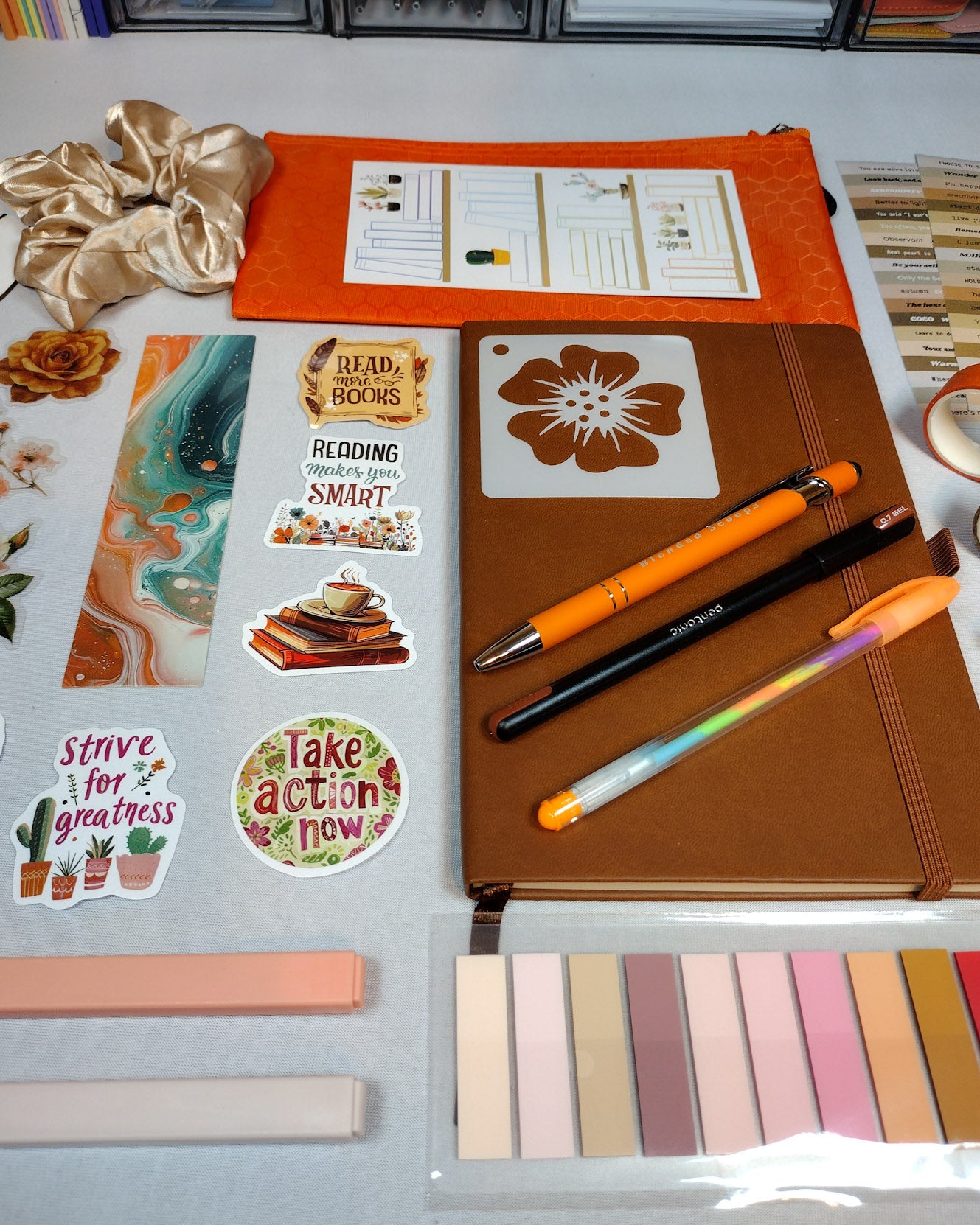 Cozy Warmth Mystery Journaling Bookish Bundle - Brown