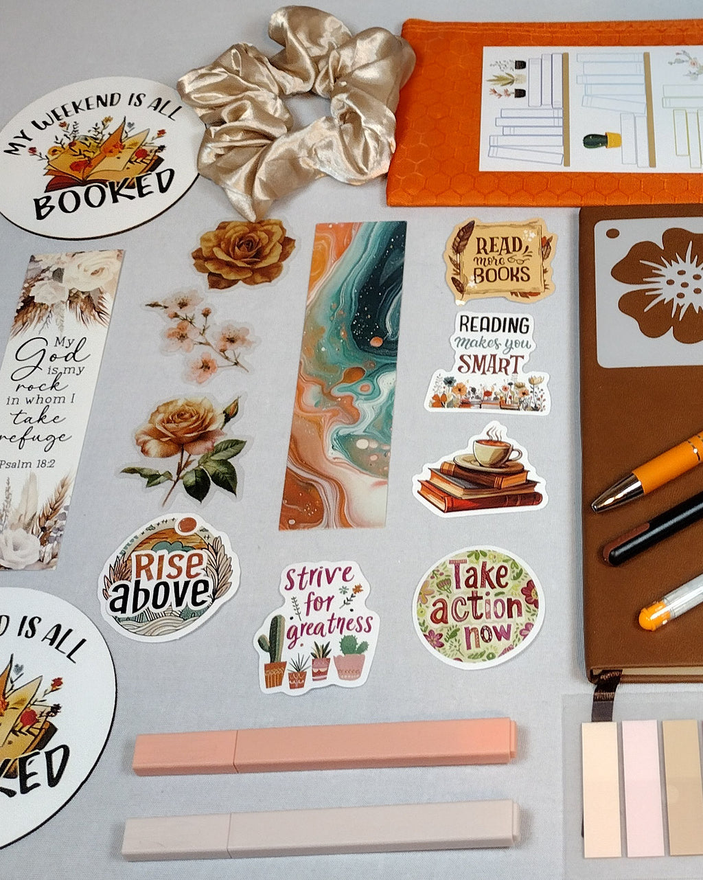 Cozy Warmth Mystery Journaling Bookish Bundle - Brown