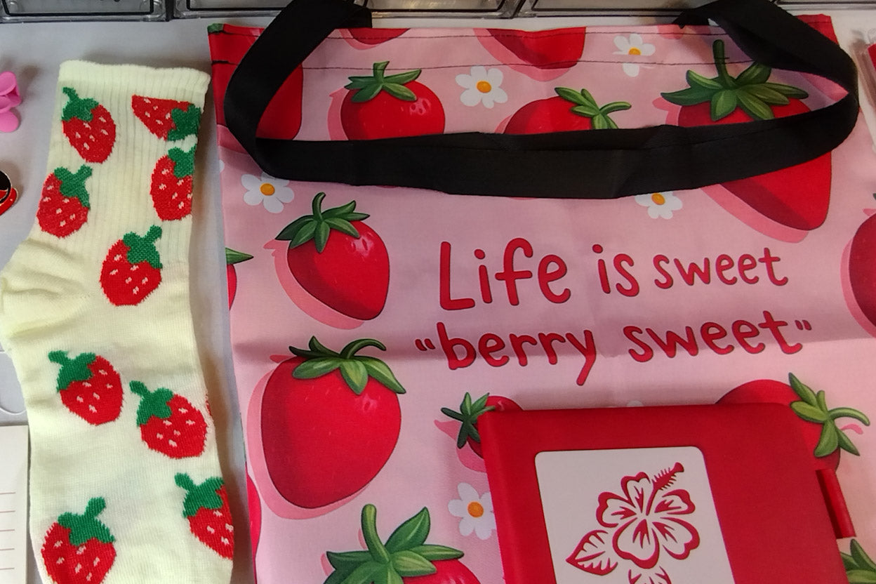 Berry Sweet Strawberry Mystery Journaling Bookish Bundle