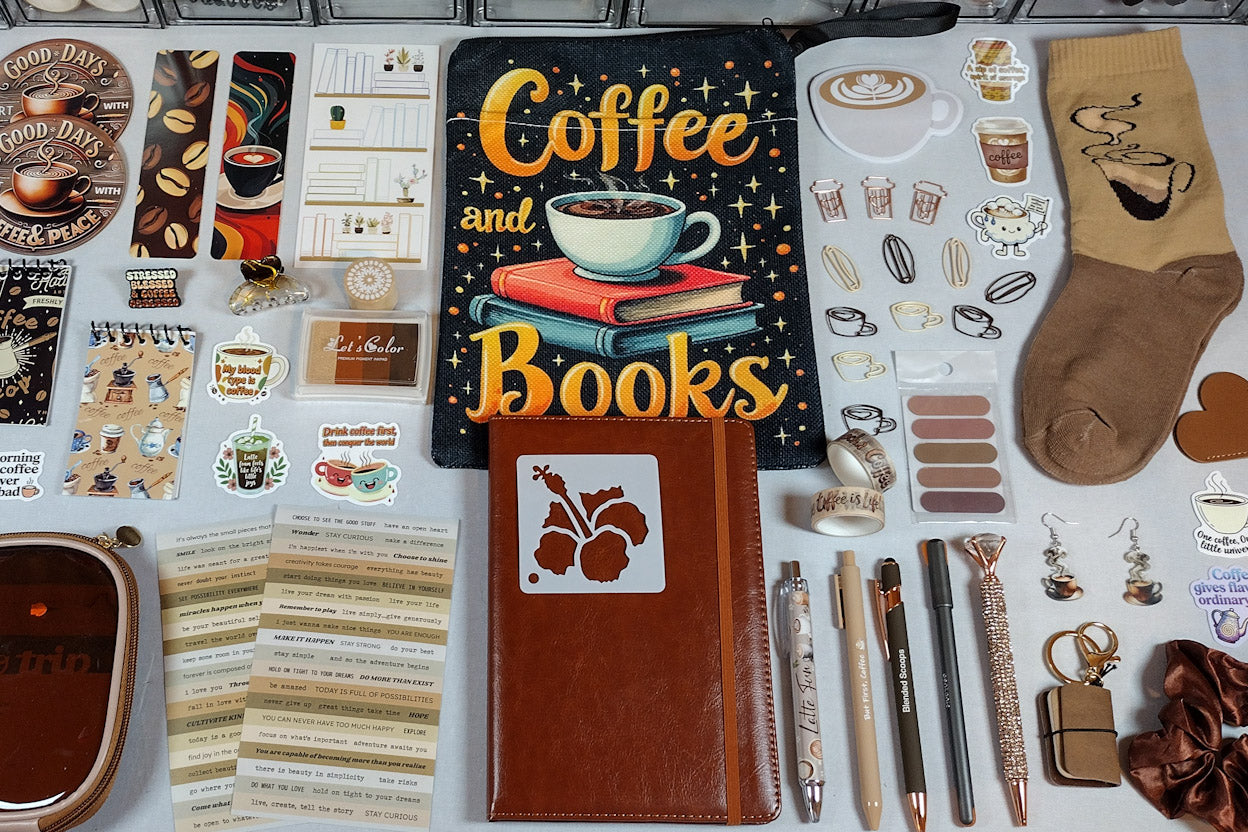 Coffee Vibes Mystery Journaling Bookish Bundle