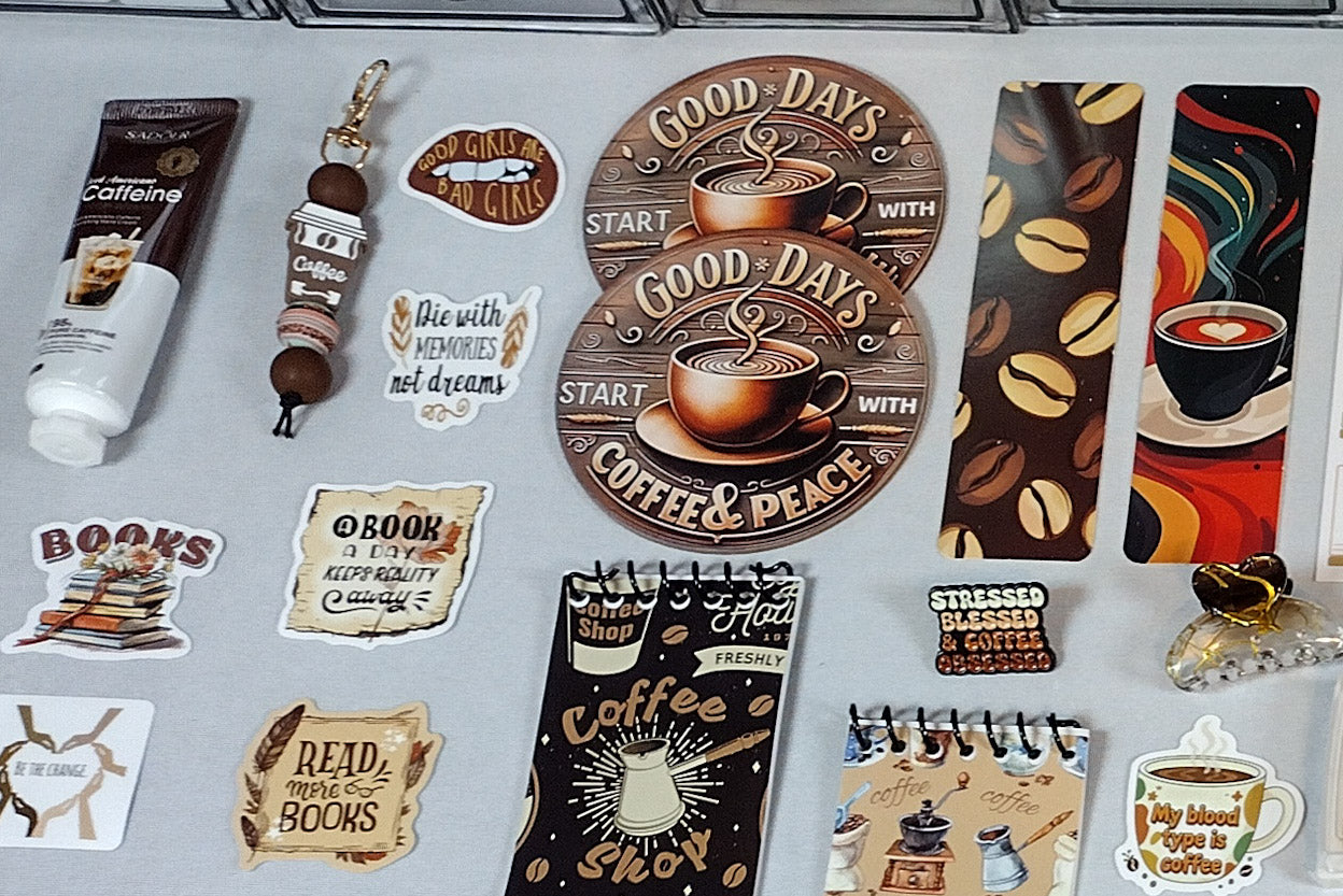 Coffee Vibes Mystery Journaling Bookish Bundle