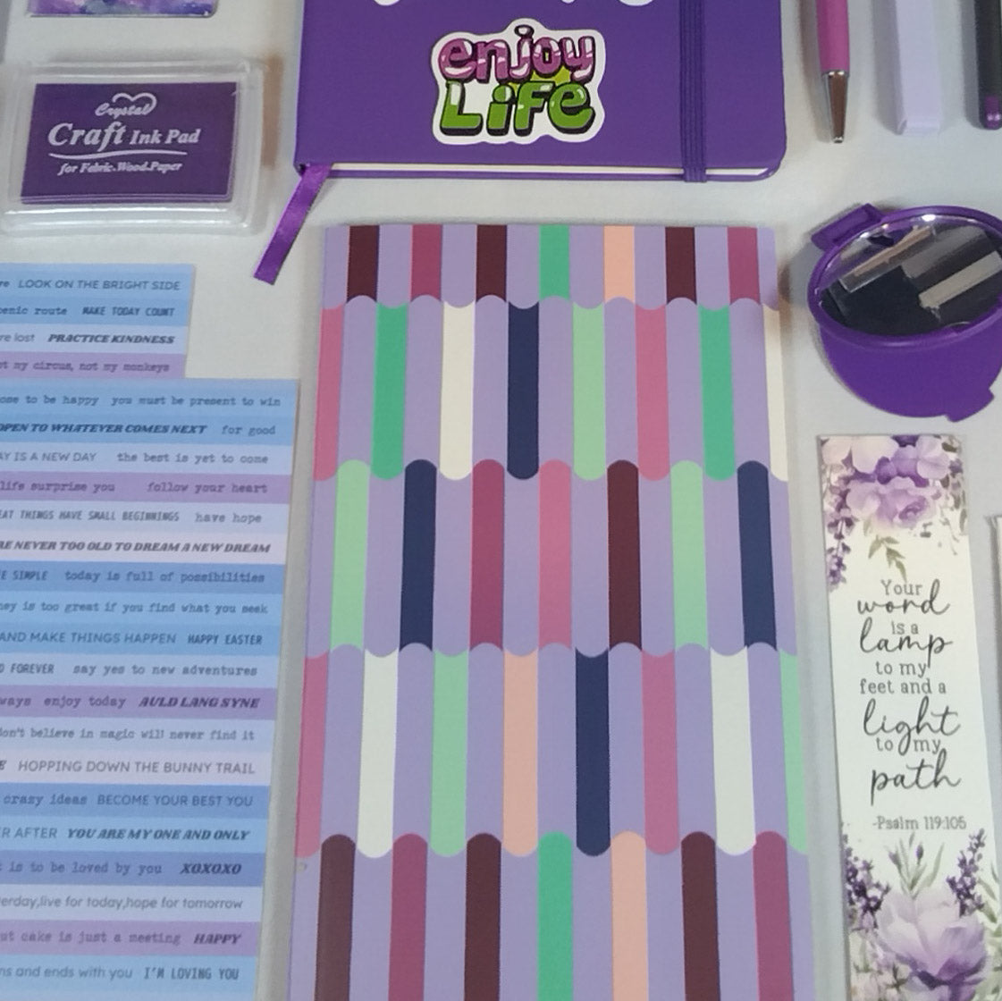 Luxury Lavender Mystery Journaling Bookish Bundle - Purple